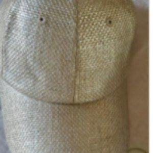 Gold sparkle ball cap